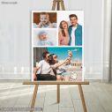 Canvas print Stickers labels Photos collage portraitart I