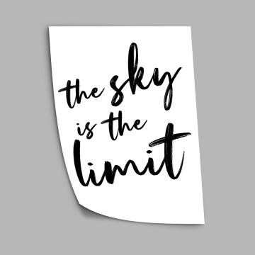 The sky is the limit, poster 2