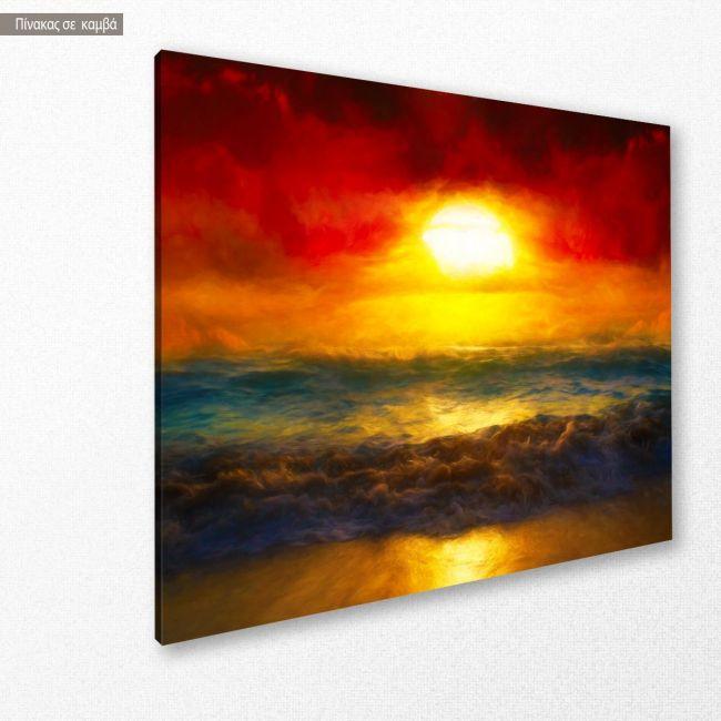 Canvas print Sunset, Sunset Horizon