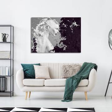 Canvas print Milk and coffee Framed canvas View 1 2