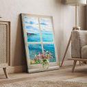 Canvas print, Window Seaview