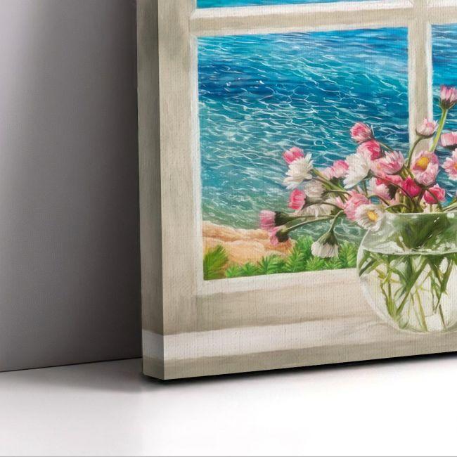 Πίνακας σε καμβά, Window Seaview