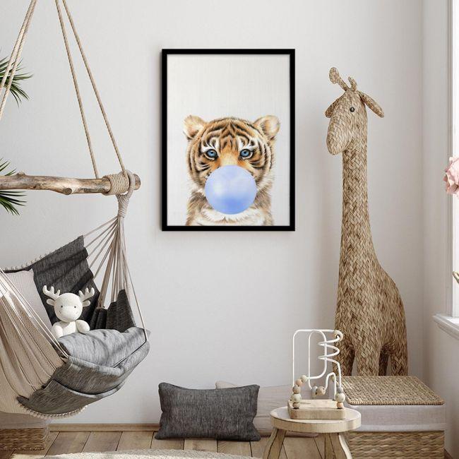 Poster Bubble baby tiger