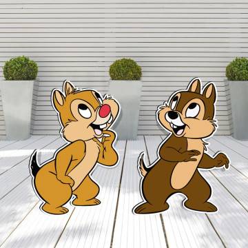 Wooden figures squirrels