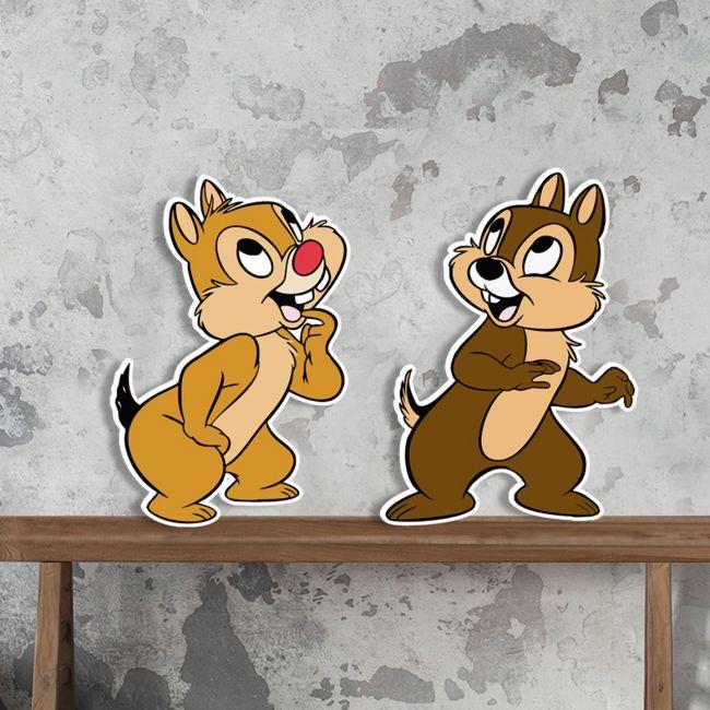 Wooden figures squirrels