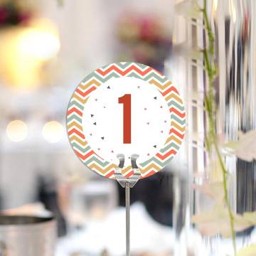 Καρτελάκια τραπεζιών, Ινδιάνικη σκηνή