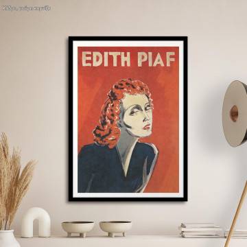 Edith Piaf, αφίσα, κάδρο