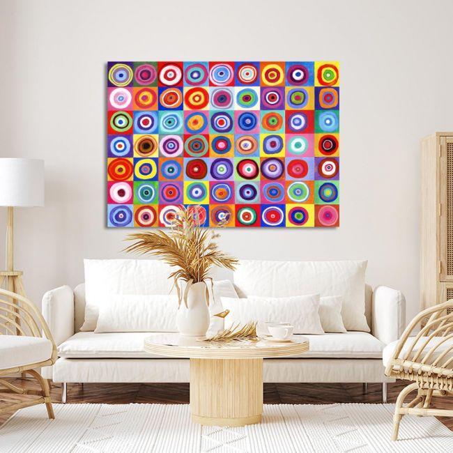 Canvas print Concentric circles, Kandinsky W.