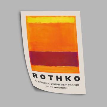 Αφίσα Έκθεσης Rothko, a retrospective II, αφίσα, κάδρο 2