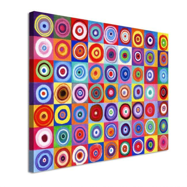 Πίνακας ζωγραφικής Concentric circles, Kandinsky W.