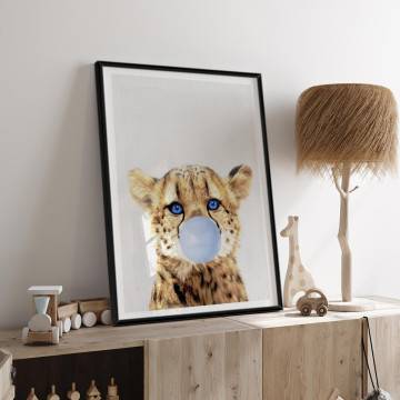 Poster Bubble baby leopard 2