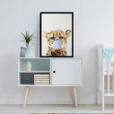 Poster Bubble baby leopard