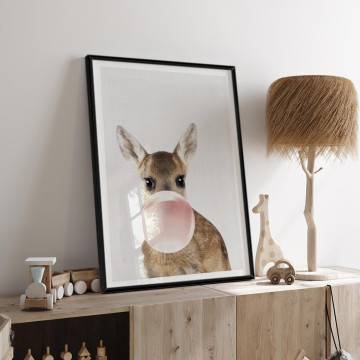 Poster Bubble baby deer 2