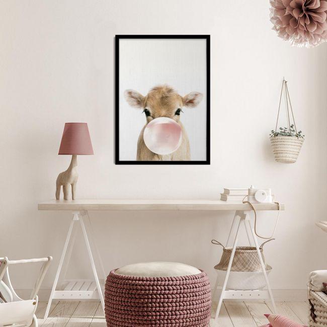 Poster Bubble baby cow