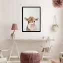 Poster Bubble baby cow