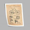 Bicycle patent, poster