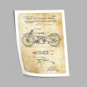 Harley Davidson patent, αφίσα, κάδρο