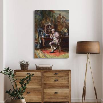 Canvas print The art lover Hamza J. Framed canvas View 1 2