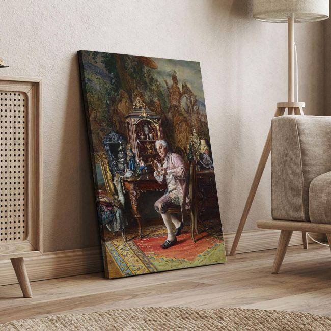 Canvas print The art lover, Hamza J.