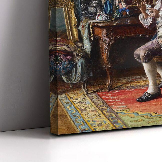 Canvas print The art lover, Hamza J.