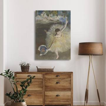 Canvas print Fin de arabesque Degas Edgar Framed canvas View 1 2
