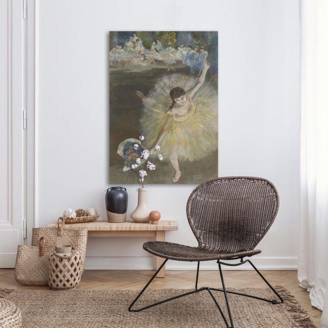 Canvas print Fin de arabesque, Degas Edgar