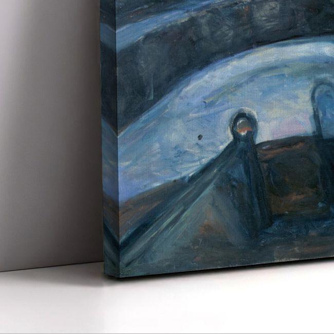 Canvas print Starry night, Munch E.