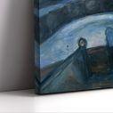 Canvas print Starry night, Munch E.