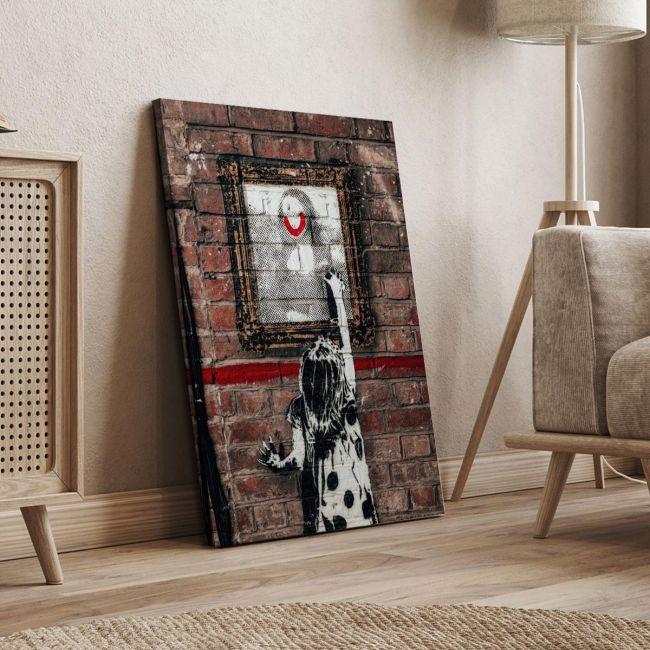 Canvas print Mona's smile