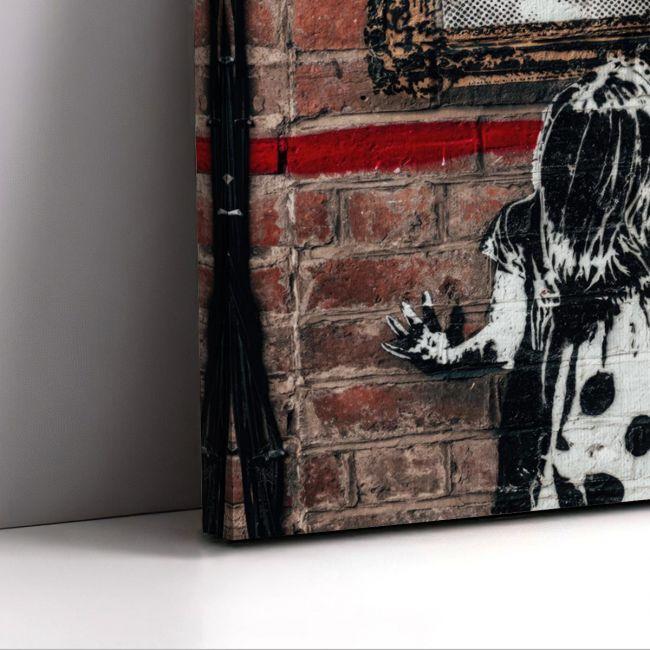 Canvas print Mona's smile