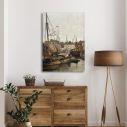 Canvas print Dock in Brussels, Pantazis
