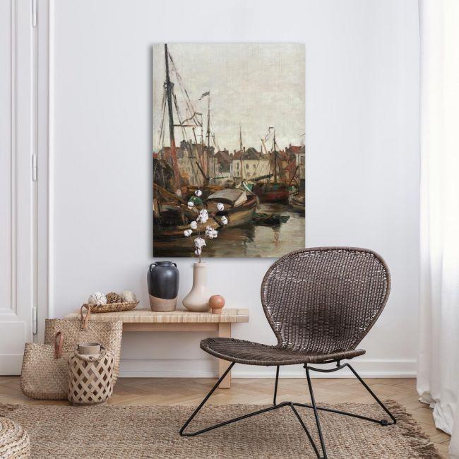 Canvas print Dock in Brussels, Pantazis