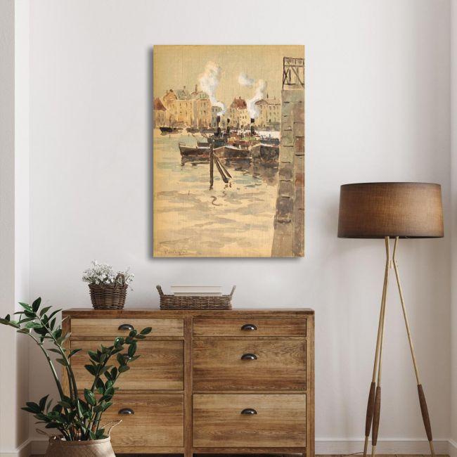 Canvas print The port of Ostend, Pantazis