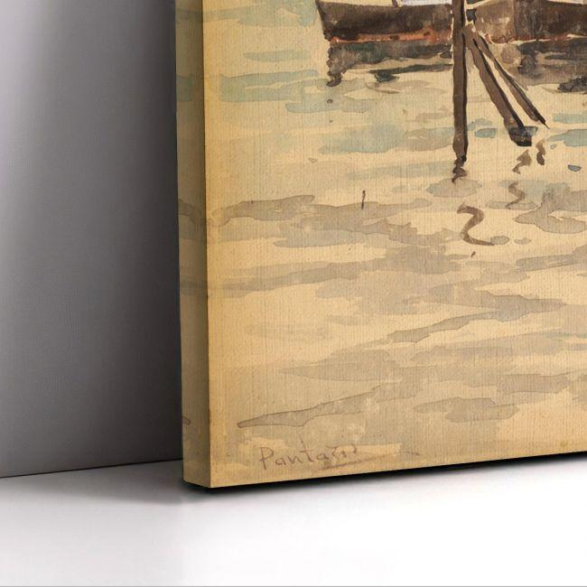 Canvas print The port of Ostend, Pantazis