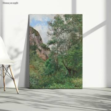 Canvas print Rock at Anseremme, Pantazis