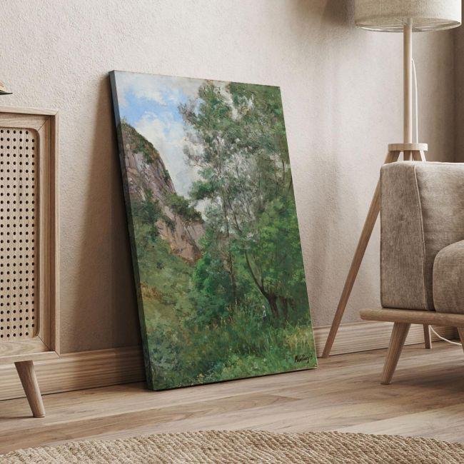 Canvas print Rock at Anseremme, Pantazis