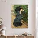 Canvas print Woman with umbrella, Pantazis