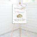 Canvas print Wedding Welcome Music theme