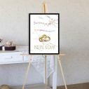 Canvas print Wedding Welcome Music theme