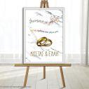 Canvas print Wedding Welcome Music theme