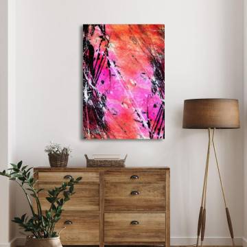 Canvas print Splash abstract I Framed canvas View 1 2