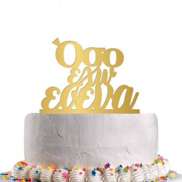 Cake topper Oso exo esena