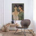 Πίνακας ζωγραφικής Two sisters, reart (original by O. Mueller)