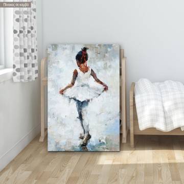 Canvas print Young ballerina