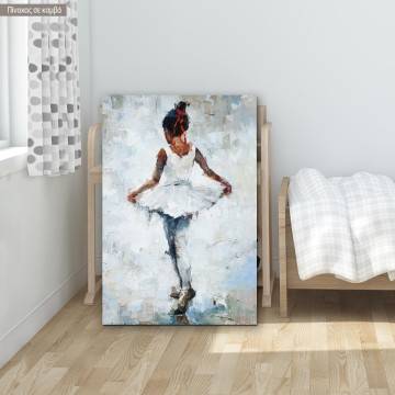 Canvas print Young ballerina