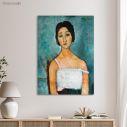 Canvas print Jeanne Christina, Amedeo Modigliani