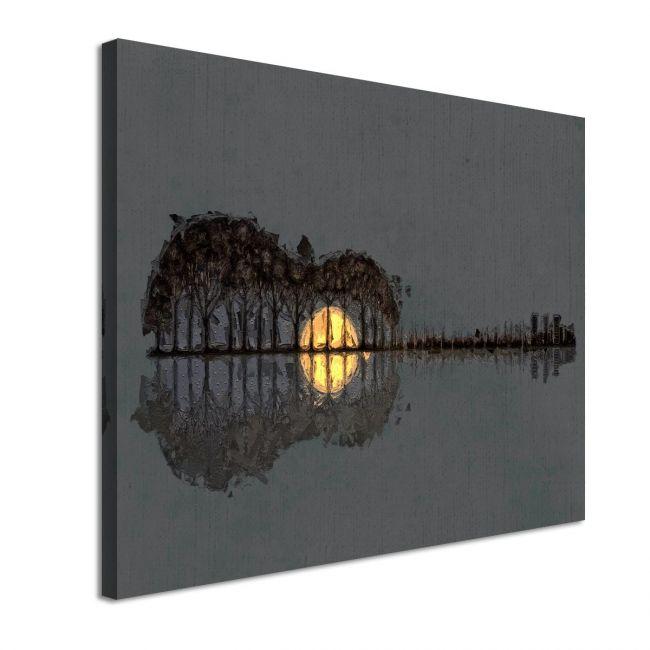 Canvas print Guitar nature