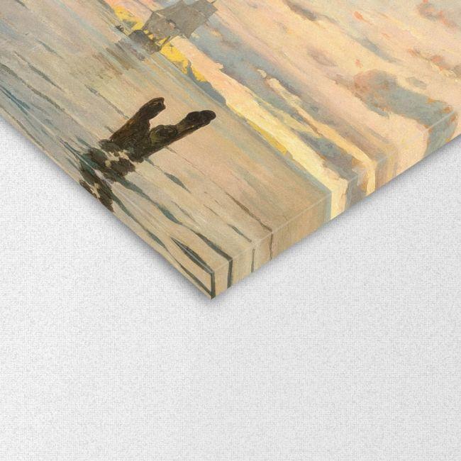 Canvas print Bringing the catch, Volanakis