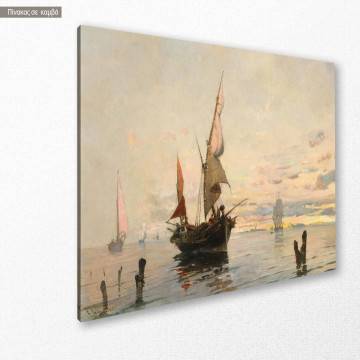 Canvas print Bringing the catch, Volanakis 2