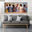 Canvas print Pink FloydBack Catalogue, panoramic